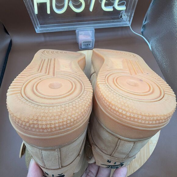 Nike Air Force 1 High Wheat/Flax Men’s Sz 8US - Picture 11 of 12